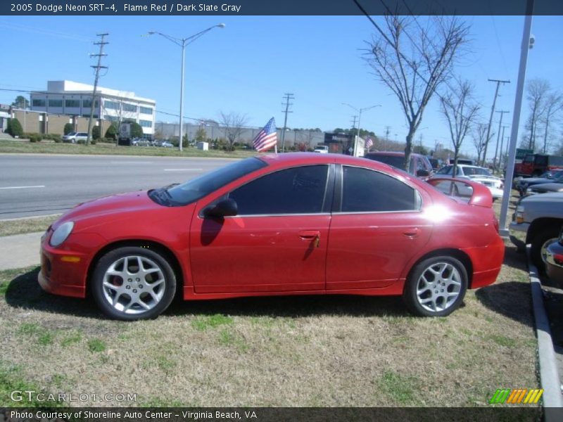 Flame Red / Dark Slate Gray 2005 Dodge Neon SRT-4
