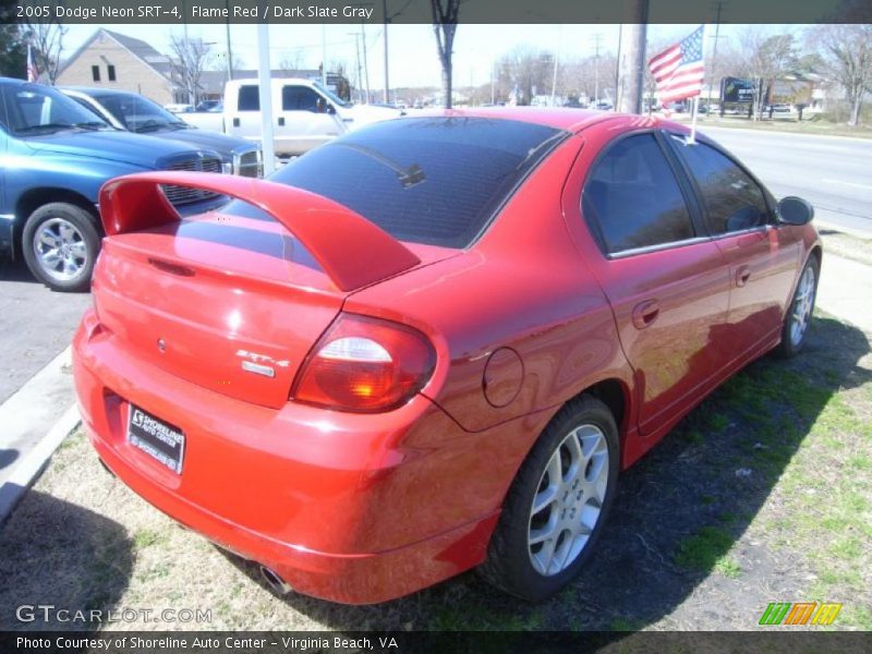 Flame Red / Dark Slate Gray 2005 Dodge Neon SRT-4