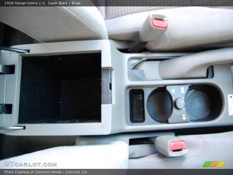 Super Black / Beige 2008 Nissan Sentra 2.0