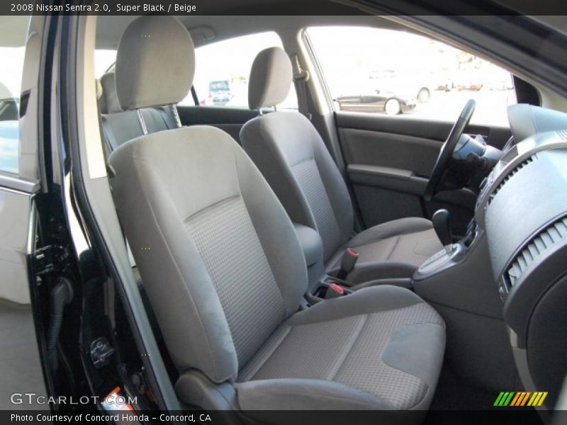 Super Black / Beige 2008 Nissan Sentra 2.0
