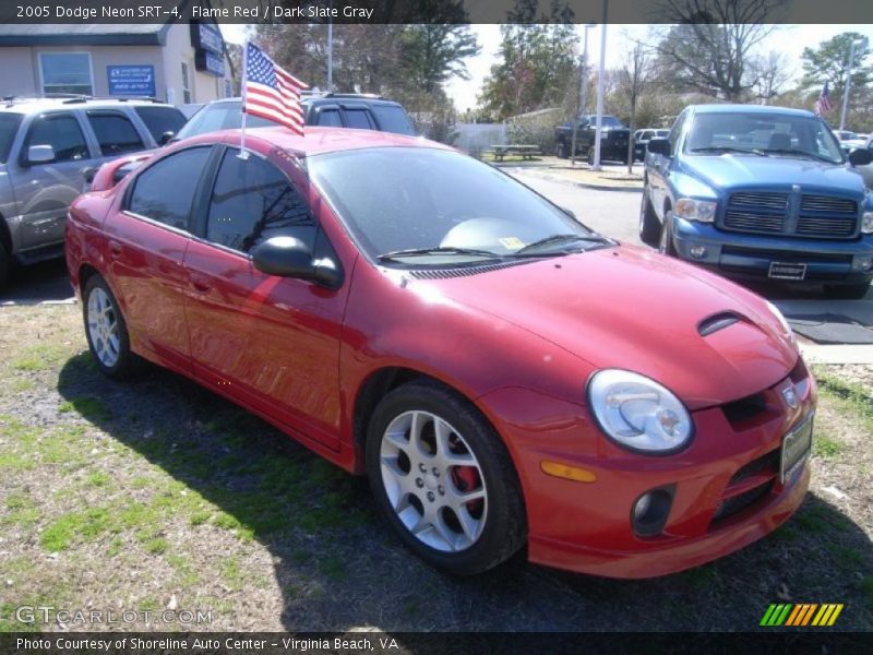 Flame Red / Dark Slate Gray 2005 Dodge Neon SRT-4