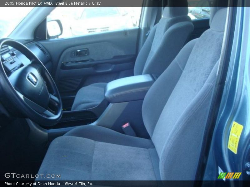 Steel Blue Metallic / Gray 2005 Honda Pilot LX 4WD