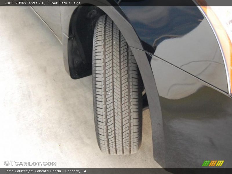 Super Black / Beige 2008 Nissan Sentra 2.0