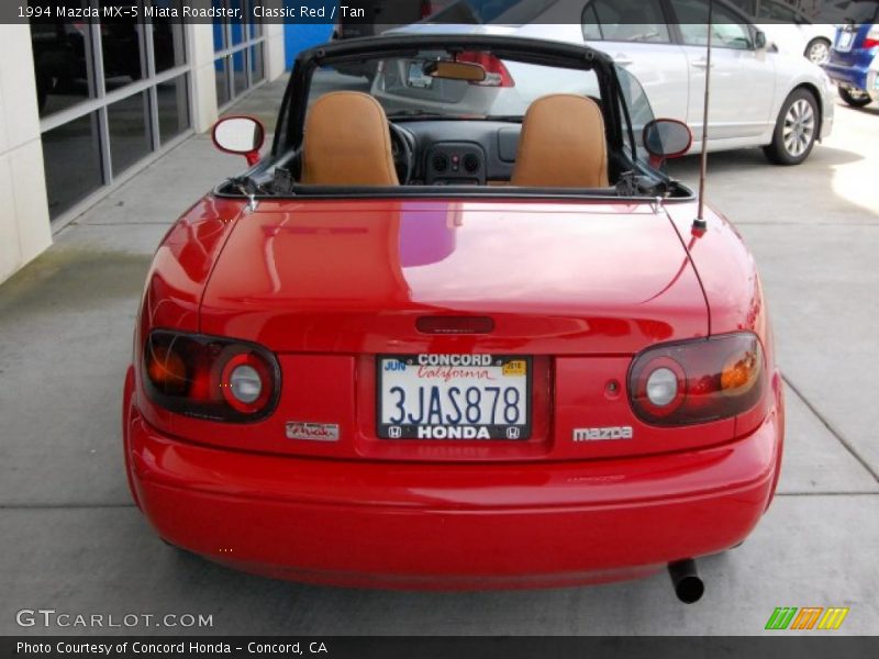 Classic Red / Tan 1994 Mazda MX-5 Miata Roadster