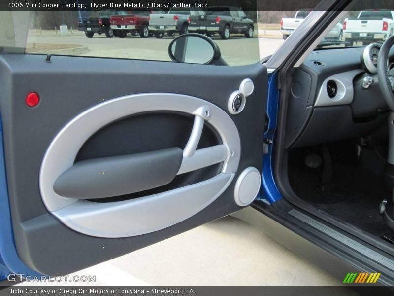 Hyper Blue Metallic / Black/Panther Black 2006 Mini Cooper Hardtop