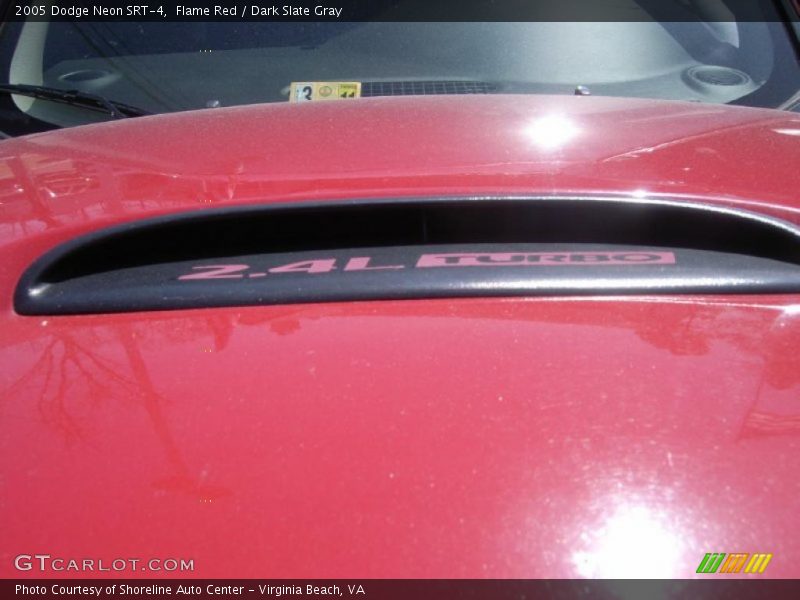 Flame Red / Dark Slate Gray 2005 Dodge Neon SRT-4