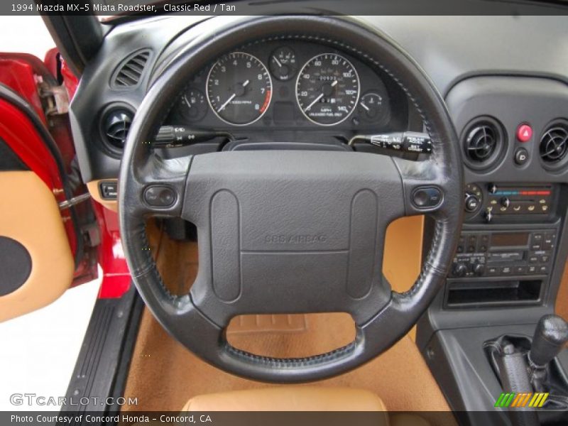 Classic Red / Tan 1994 Mazda MX-5 Miata Roadster