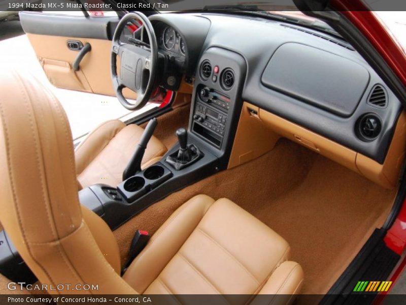 Classic Red / Tan 1994 Mazda MX-5 Miata Roadster