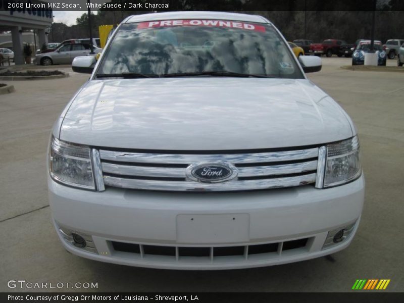 White Suede / Dark Charcoal 2008 Lincoln MKZ Sedan