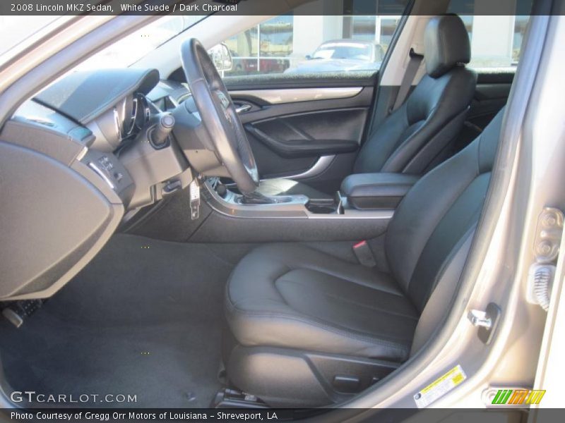 White Suede / Dark Charcoal 2008 Lincoln MKZ Sedan