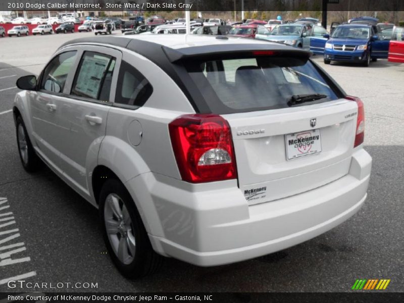 Stone White / Dark Slate Gray 2010 Dodge Caliber Mainstreet
