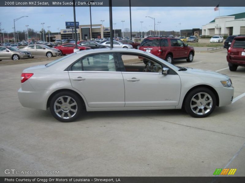 White Suede / Dark Charcoal 2008 Lincoln MKZ Sedan