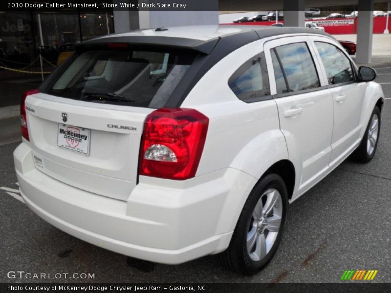 Stone White / Dark Slate Gray 2010 Dodge Caliber Mainstreet