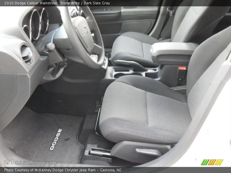 Stone White / Dark Slate Gray 2010 Dodge Caliber Mainstreet