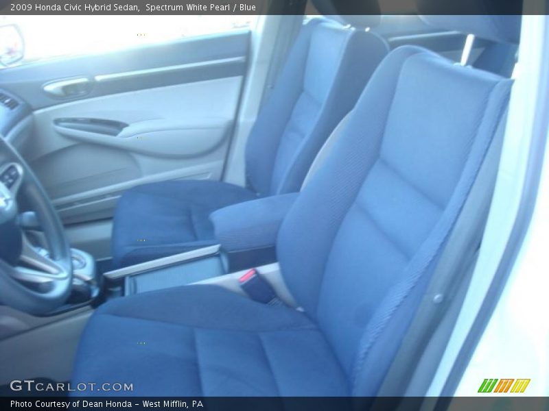 Spectrum White Pearl / Blue 2009 Honda Civic Hybrid Sedan