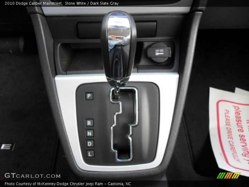 Stone White / Dark Slate Gray 2010 Dodge Caliber Mainstreet
