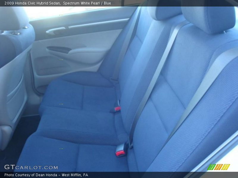 Spectrum White Pearl / Blue 2009 Honda Civic Hybrid Sedan