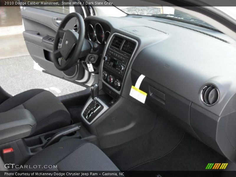 Stone White / Dark Slate Gray 2010 Dodge Caliber Mainstreet