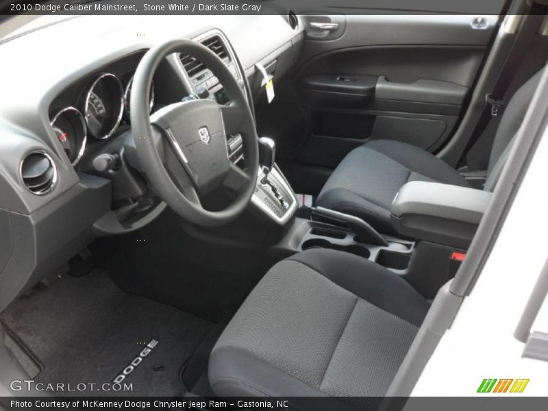 Stone White / Dark Slate Gray 2010 Dodge Caliber Mainstreet