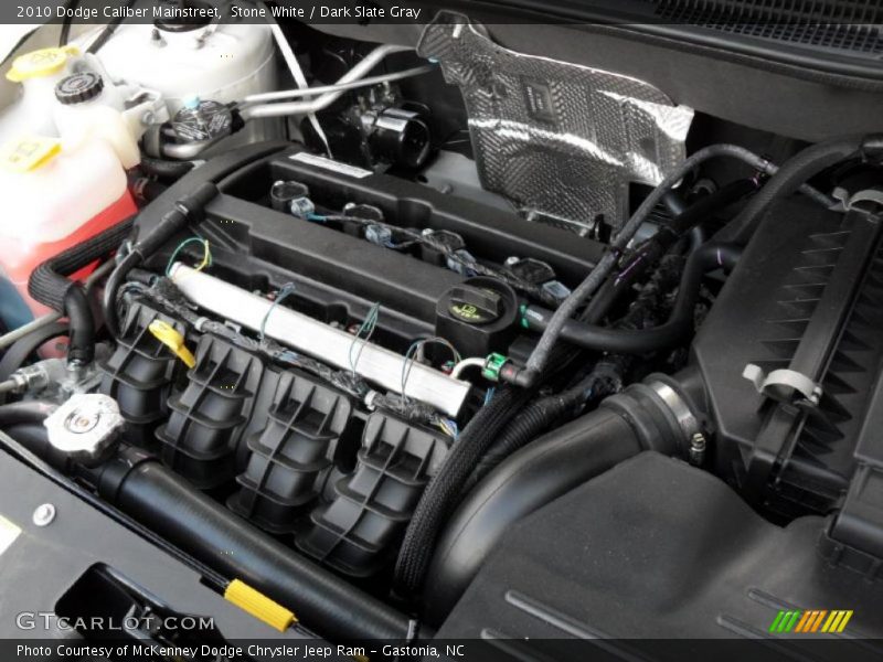 Stone White / Dark Slate Gray 2010 Dodge Caliber Mainstreet