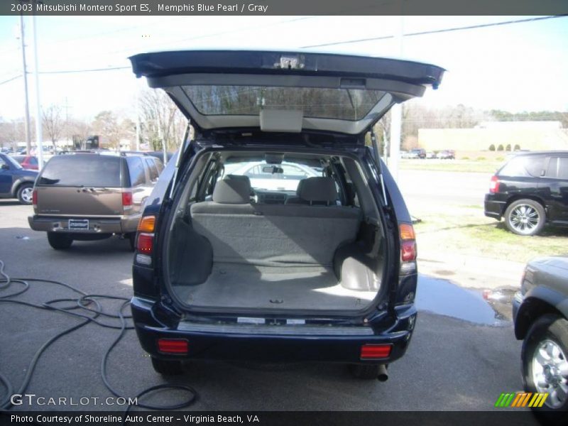 Memphis Blue Pearl / Gray 2003 Mitsubishi Montero Sport ES