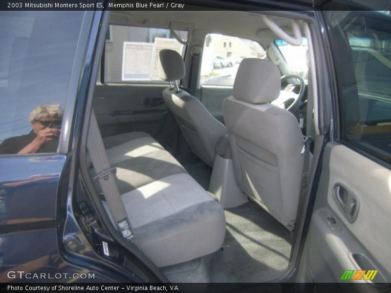 Memphis Blue Pearl / Gray 2003 Mitsubishi Montero Sport ES