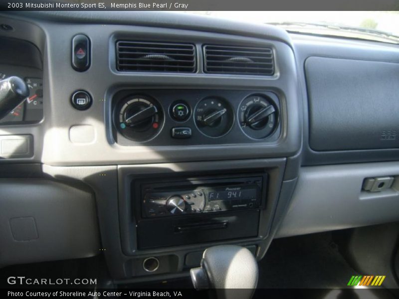 Memphis Blue Pearl / Gray 2003 Mitsubishi Montero Sport ES
