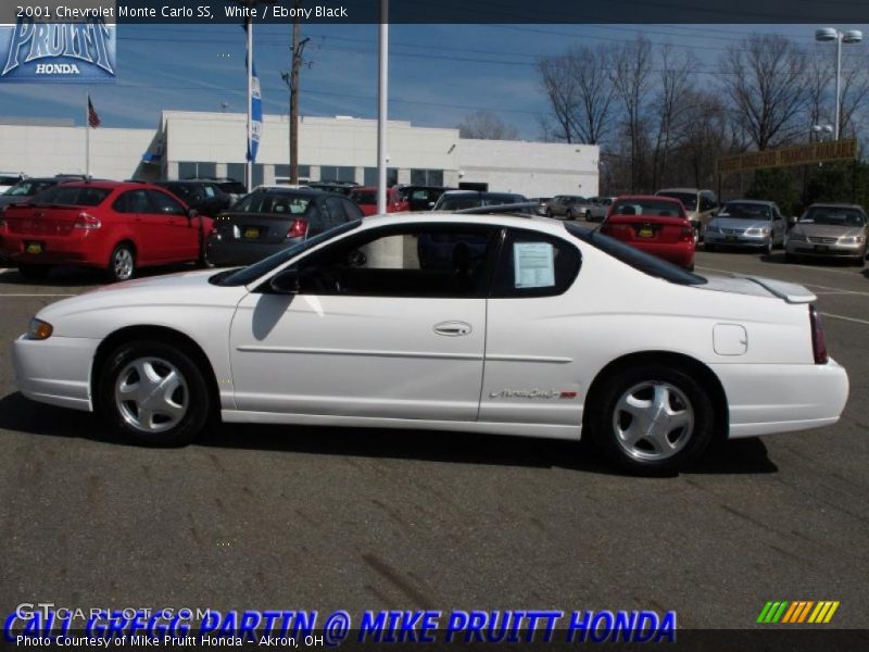 White / Ebony Black 2001 Chevrolet Monte Carlo SS
