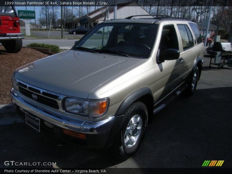 Sahara Beige Metallic / Gray 1999 Nissan Pathfinder SE 4x4