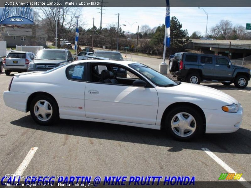 White / Ebony Black 2001 Chevrolet Monte Carlo SS