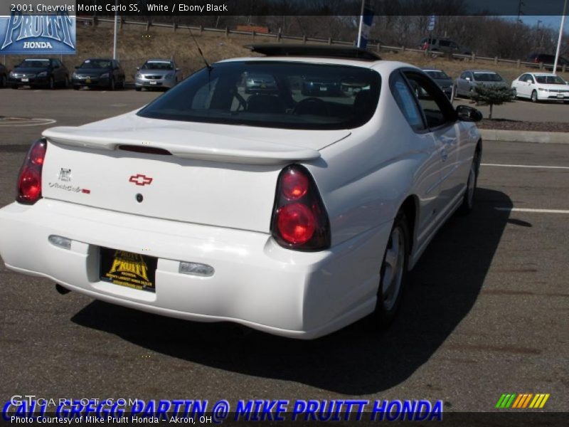 White / Ebony Black 2001 Chevrolet Monte Carlo SS