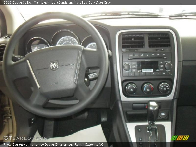 Light Sandstone Metallic / Dark Slate Gray 2010 Dodge Caliber Mainstreet