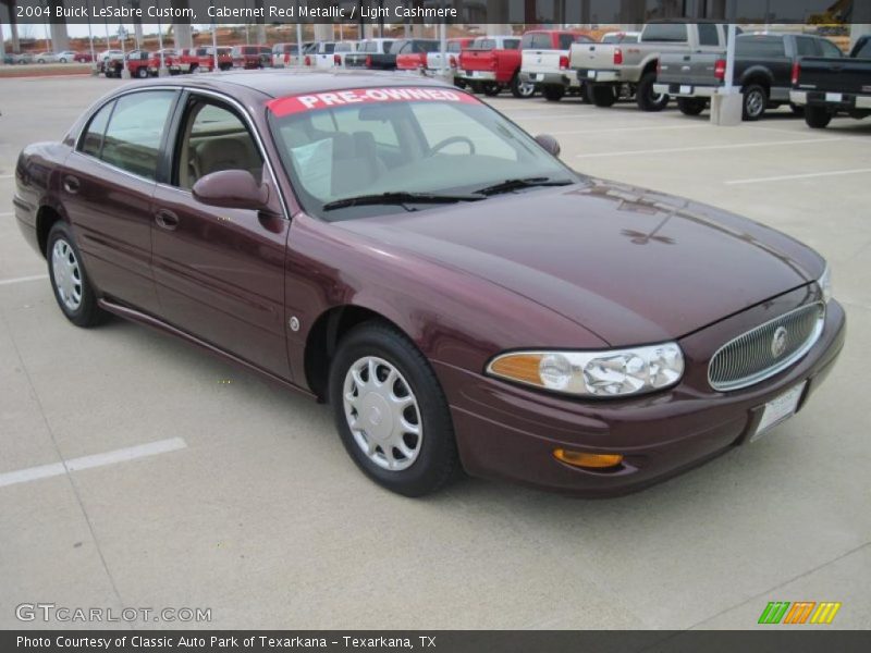 Cabernet Red Metallic / Light Cashmere 2004 Buick LeSabre Custom