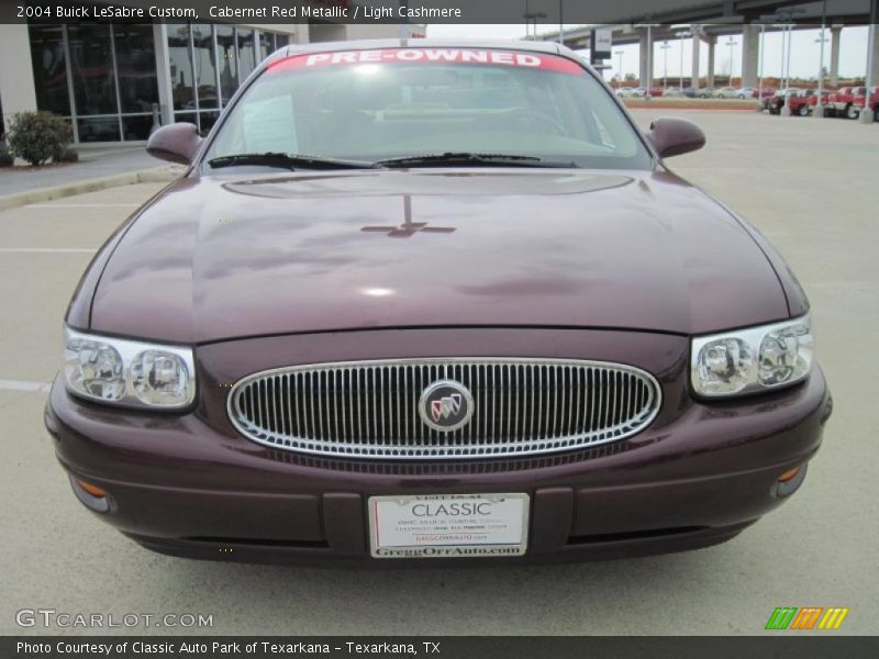 Cabernet Red Metallic / Light Cashmere 2004 Buick LeSabre Custom