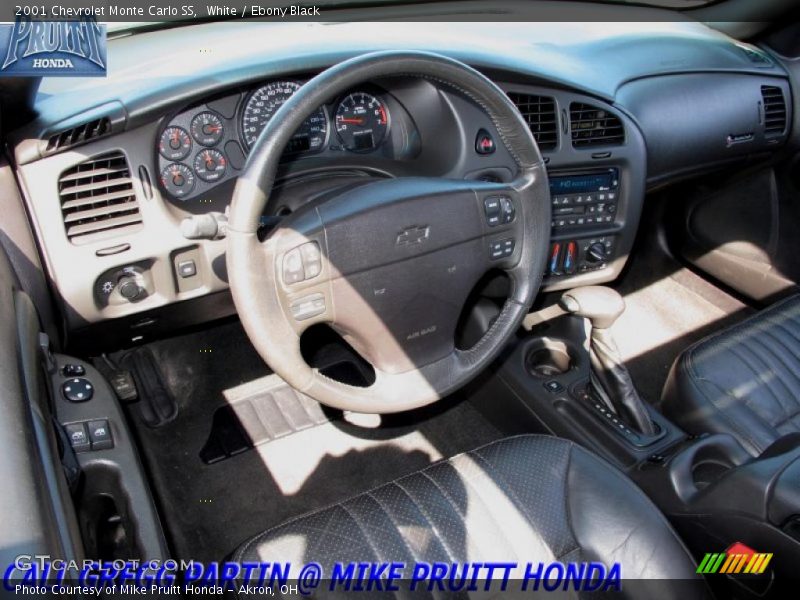 White / Ebony Black 2001 Chevrolet Monte Carlo SS