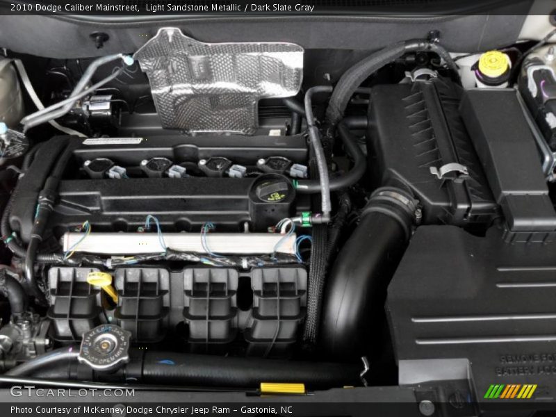 Light Sandstone Metallic / Dark Slate Gray 2010 Dodge Caliber Mainstreet