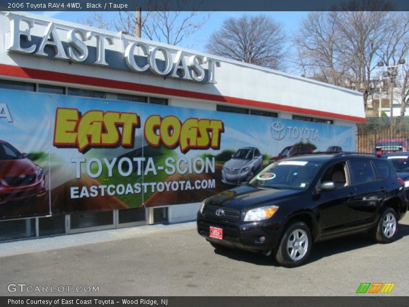 Black / Taupe 2006 Toyota RAV4 4WD