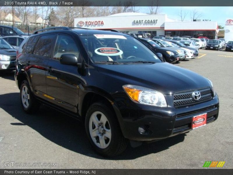 Black / Taupe 2006 Toyota RAV4 4WD