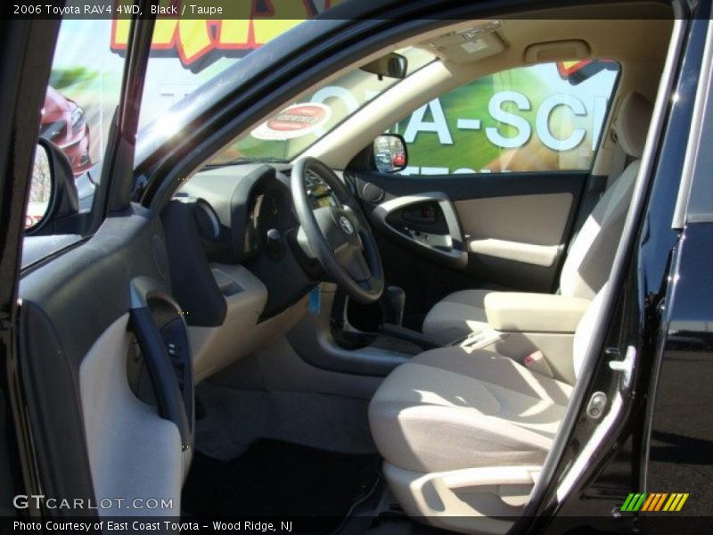 Black / Taupe 2006 Toyota RAV4 4WD