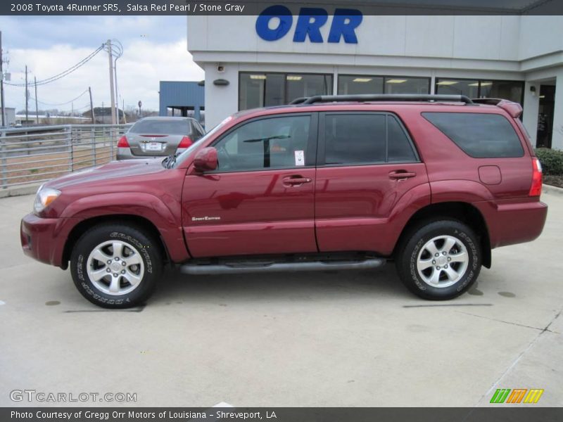 Salsa Red Pearl / Stone Gray 2008 Toyota 4Runner SR5