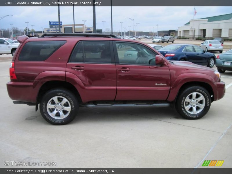 Salsa Red Pearl / Stone Gray 2008 Toyota 4Runner SR5