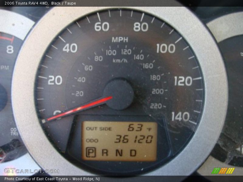 Black / Taupe 2006 Toyota RAV4 4WD