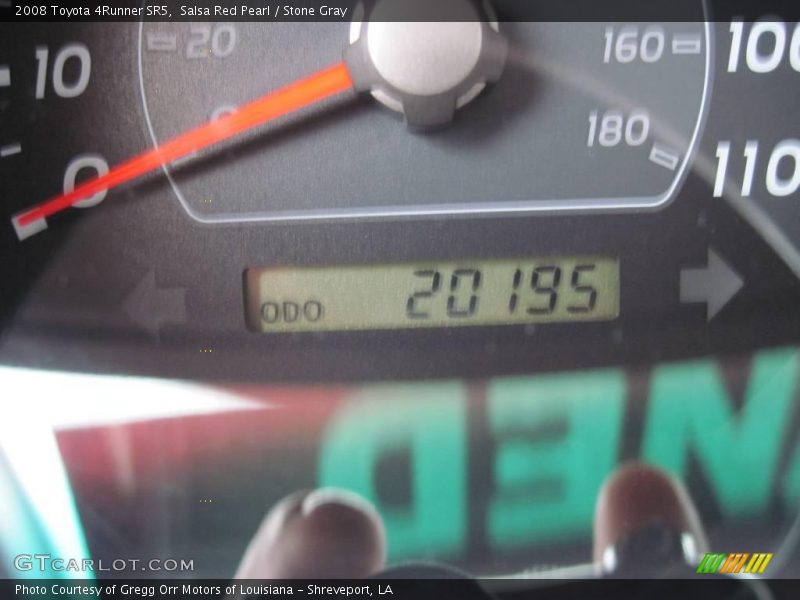 Salsa Red Pearl / Stone Gray 2008 Toyota 4Runner SR5