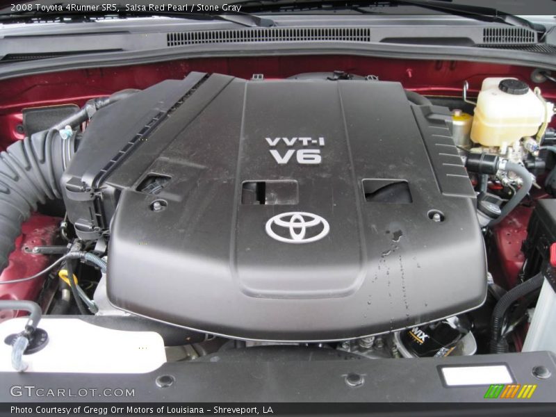 Salsa Red Pearl / Stone Gray 2008 Toyota 4Runner SR5