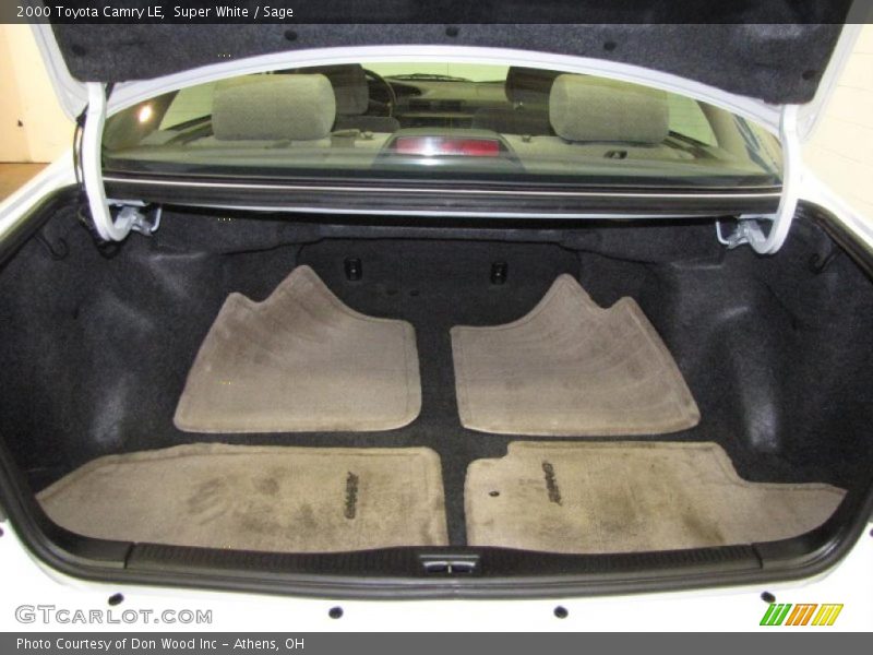 Super White / Sage 2000 Toyota Camry LE