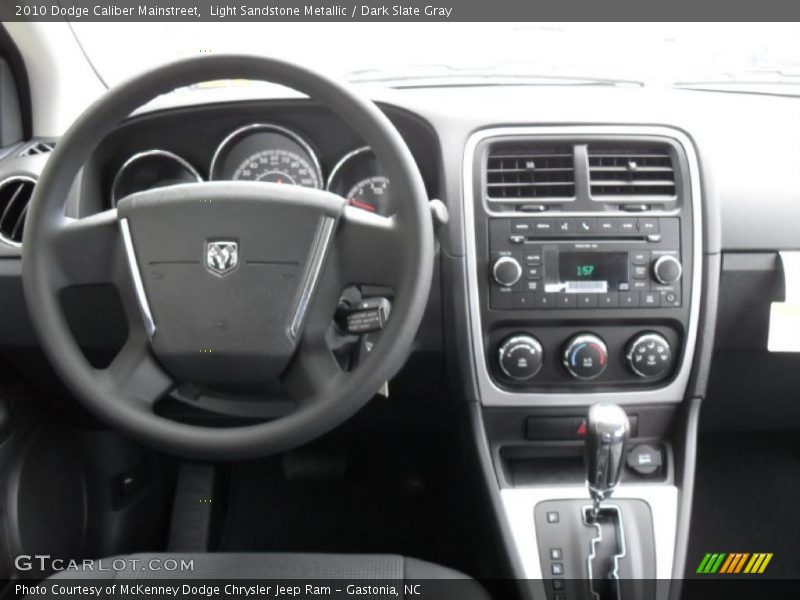 Light Sandstone Metallic / Dark Slate Gray 2010 Dodge Caliber Mainstreet