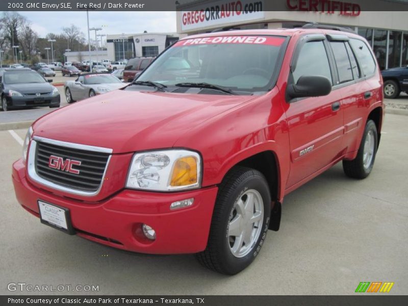 Fire Red / Dark Pewter 2002 GMC Envoy SLE