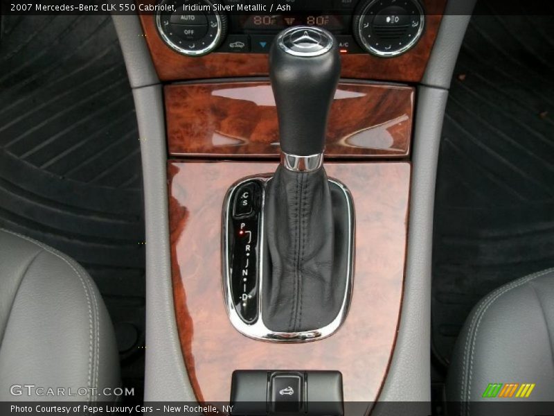 Iridium Silver Metallic / Ash 2007 Mercedes-Benz CLK 550 Cabriolet