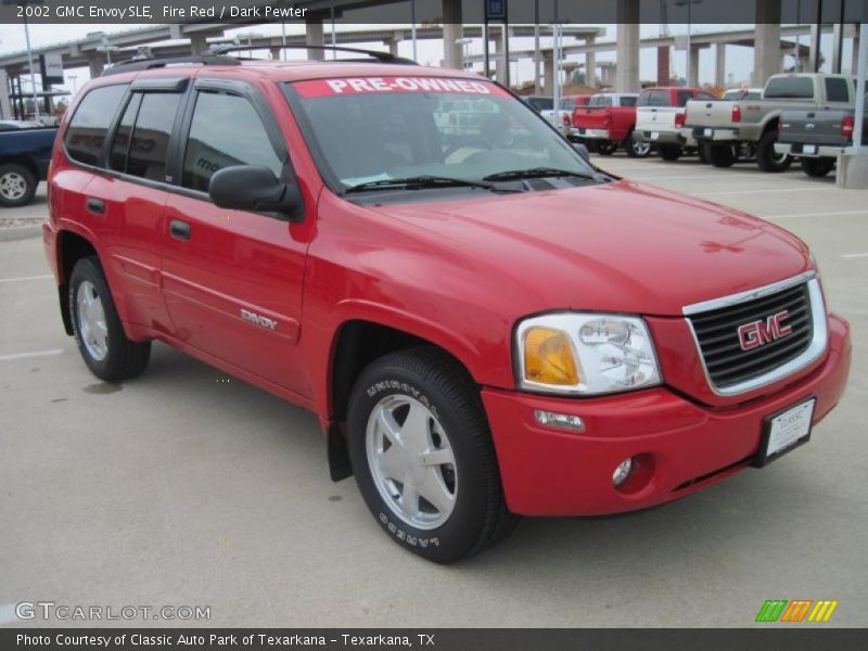 Fire Red / Dark Pewter 2002 GMC Envoy SLE