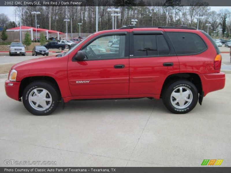 Fire Red / Dark Pewter 2002 GMC Envoy SLE
